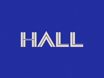 Hall construction building graphic design home logo