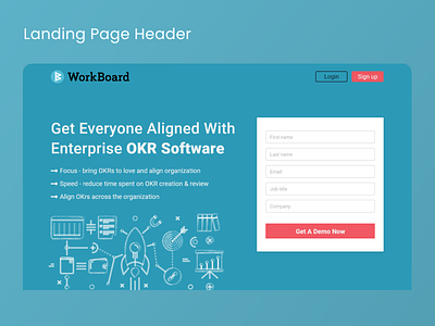 Landing Page Header