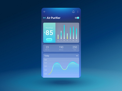 Air Purifier Concept air purifier ui ux ux desi̇gn