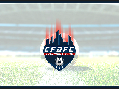 FC Columbus Fire adobe illustrator logo