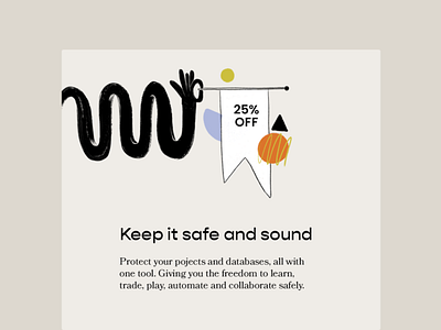 Keep it safe and sound branding character illustration design doodles graphic design hand sketching illustration newsletter pattern sketching ui ux website banner