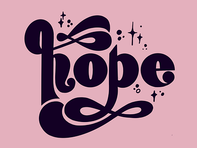 Hope calligraphy handlettering illustration lettering procreate typography
