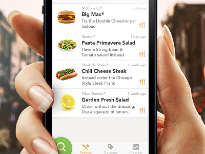 Foodtweeks iOS App Release app calories food health ios iphone