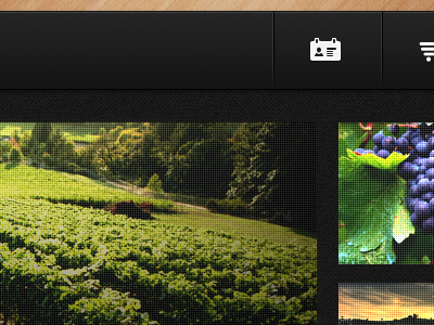 Current Project dark gradients icon photography ui web design