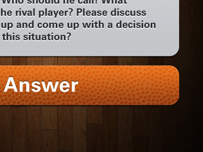 NBA iPhone App app basketball iphone orange