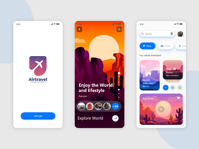 Travel App UI