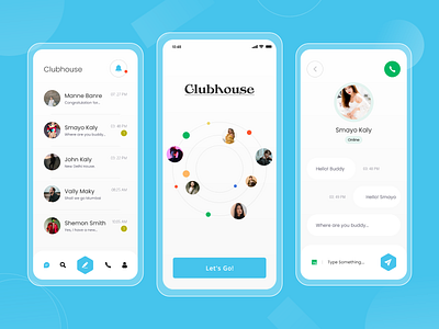 Clubhouse App UI Design