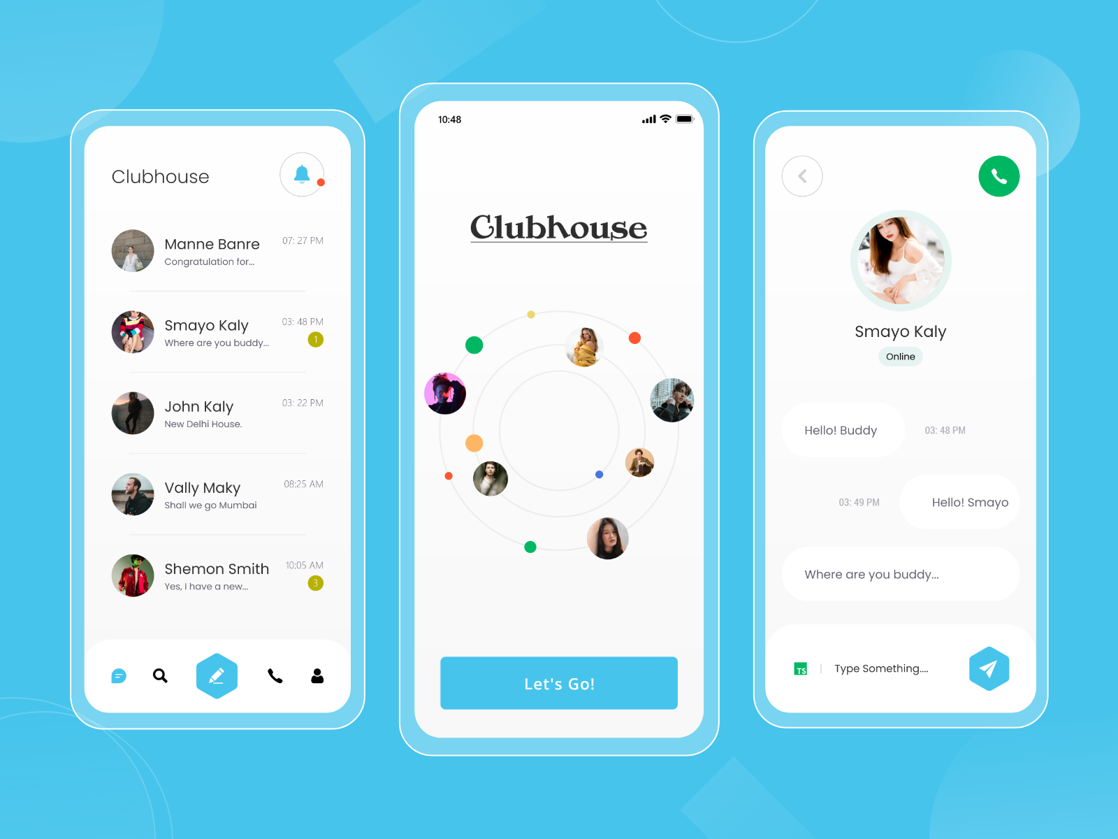 Clubhouse App UI Design by Upstrivers Design Studio on Dribbble