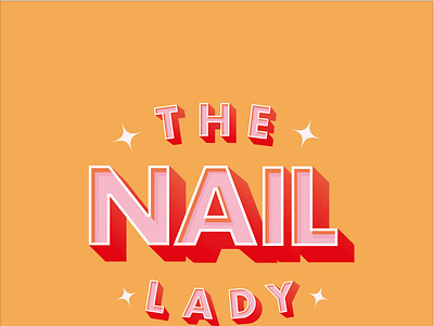 The Nail Lady ✦ bold brand brand identity branding design colourful design colourful logo contemporary illustration instagram instagram post instagram stories social media design social media templates socialmedia