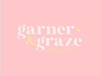 Brand identity for Garner & Graze brand identity branding branding design colourful design colourful logo contemporary design graphic design instagram logo