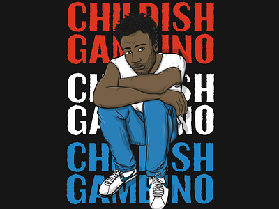 Childish Gambino design illustration logo