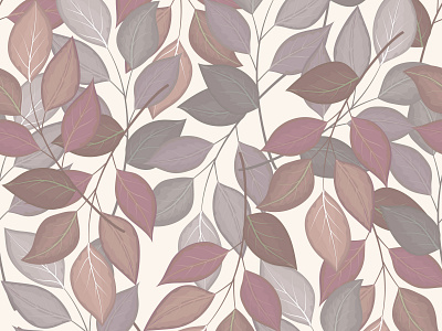 Beautiful seamless pattern beautiful coloufull leaves Premium V art background beautiful decor decoration design fabric fashion flower graphic leaf ornament pattern plant premium seamless textile texture vector wallpaper