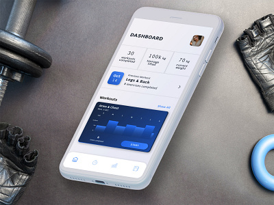 24HourFitness Mobile App Design Scene 1