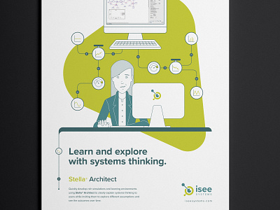iSee Systems Poster advert advertisement concept design design illustration marketing poster poster design print print design