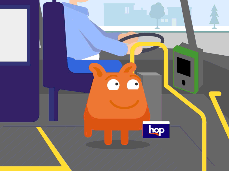 Hop Tap 2d animation flat hopster portland