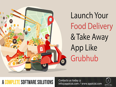 Launch Your Food Delivery App Like Grubhub fooddeliveryapp gruhubcloneapp ondemandapp