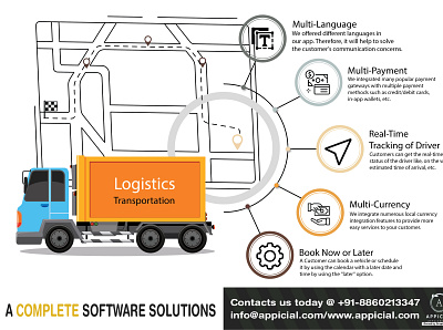 Logistics App Features for Customers appdevelopment features logistics app mobileappdevelopment ondemandapp transpotations app
