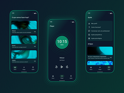 Daily UI Challenge #009 - Lofi Music Player app app design application concept dailyui design lofi music player player ui ux waves