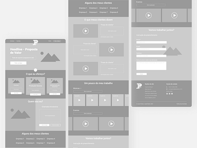 UX/UI Project (wireframe) - Audio Works