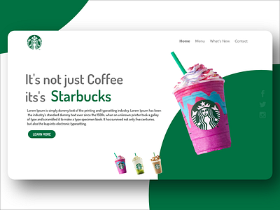 Starbucks UI Design app branding chocolate coffee design ecommerce flat icon illustration logo minimal pink prahlad prahlad inala procreate shop shopping starbucks ui ux