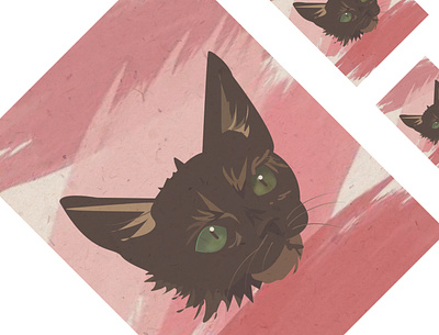 Margaret art cat cats design illustration illustrator logo vector
