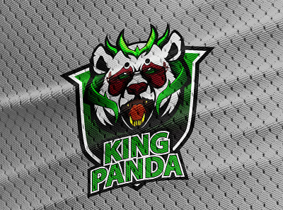King Panda Esport Logo design esport esport logo esportlogo esports esports logo illustration logo