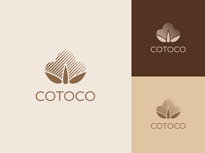 Cotoco logo brand identity branding design illustration logo logotype minimal