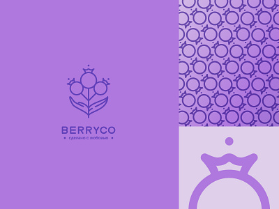 Berryco logo berry brand identity branding cosmetic logo design icon illustration logo logotype minimal modern natural