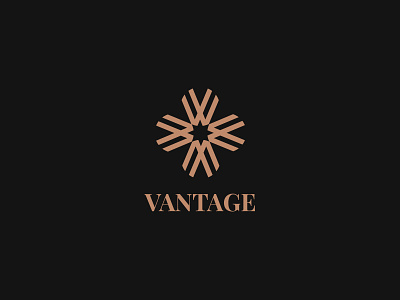 Vantage brand identity branding design graphic design illustration logo logos logotype minimal vector