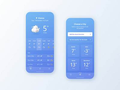 Weather app app design application design weather app