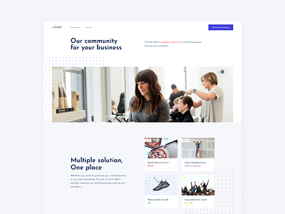 the Criclick - Online Business Directory business directory figma landing page norway social media design web design webdesign