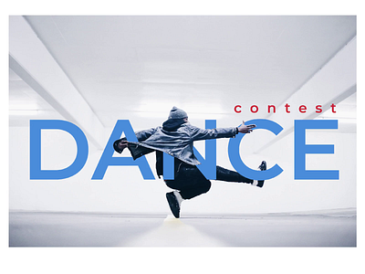 Dance Contest - Animated Landing Page animation figma landing principle video web