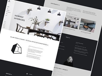 Norway Interiors - Figma template + UI kit