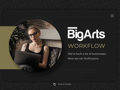 BigArts - Landing Page Design (web version) business website caddiesoft figma landing page design norge norway ui ux web design webdesign