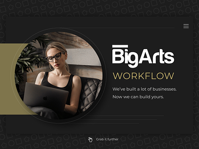 BigArts - Landing Page Design  (web version)