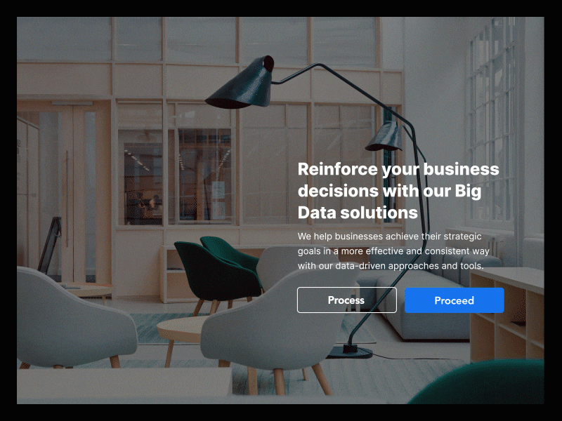 Interactive web design - Big Data Company