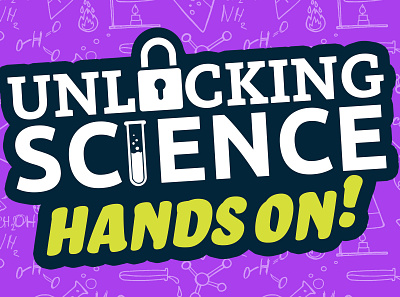 Unlocking Science - Hands On Brand brand branding branding and identity branding design graphic design logo vector