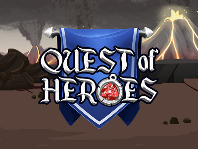 Quest of Heroes - Audio Series Branding