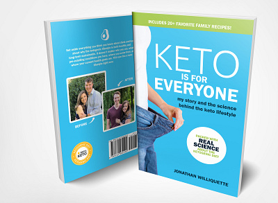 "Keto is for Everyone" Book Cover Art book book cover book cover design branding cover art design ebook cover graphic design