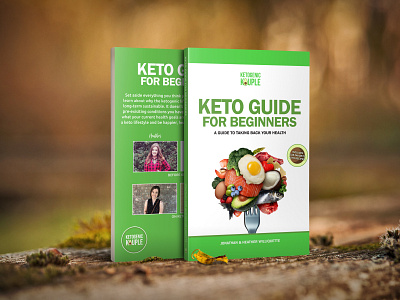 Keto Guide for Beginners book book cover book cover design branding cover art design ebook cover graphic design