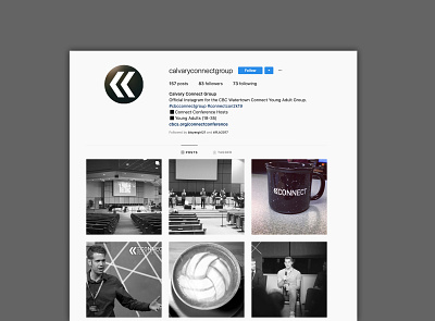 Instagram - Calvary Connect Group design graphic design social media