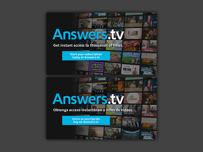 Bilingual Answers TV Digital Ads