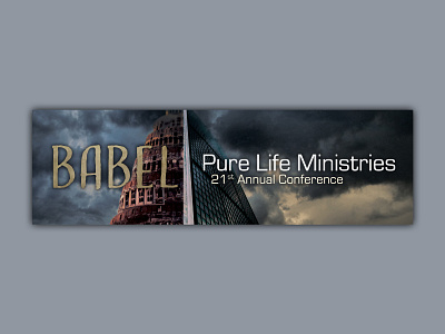 Babel – Pure Life Ministries Conference Branding branding conference cover art design graphic design logo