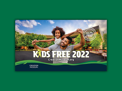 Creation Museum Kids Free 2022 Digital Ad
