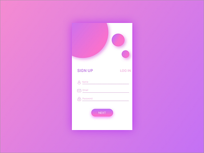 Sign up daily ui challenge sign up