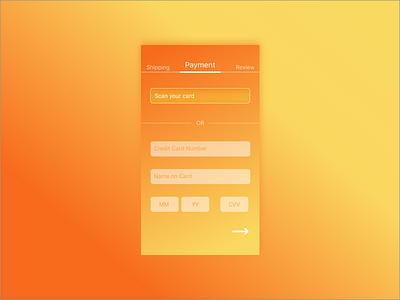 Credit Card Check Out 002， dailyui