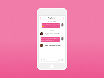 Direct Messaging chat dailyui message