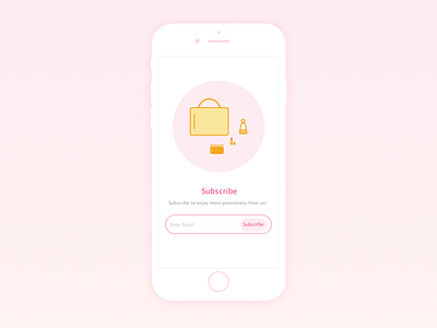 Subscribe dailyui shopping subscribe