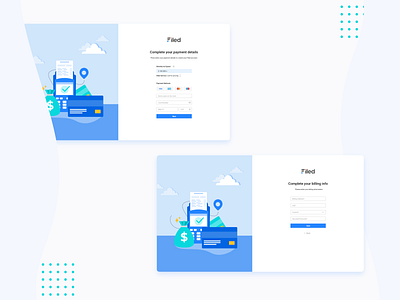 Payment on SAAS Platform billing clean design illustration payment saas saas design steps ui ux web