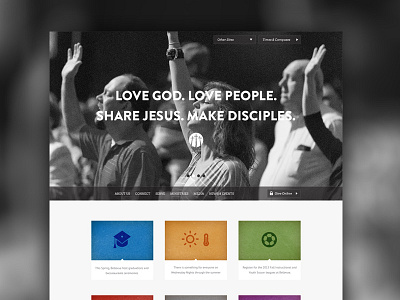 Church Header Option No.2 church header web website
